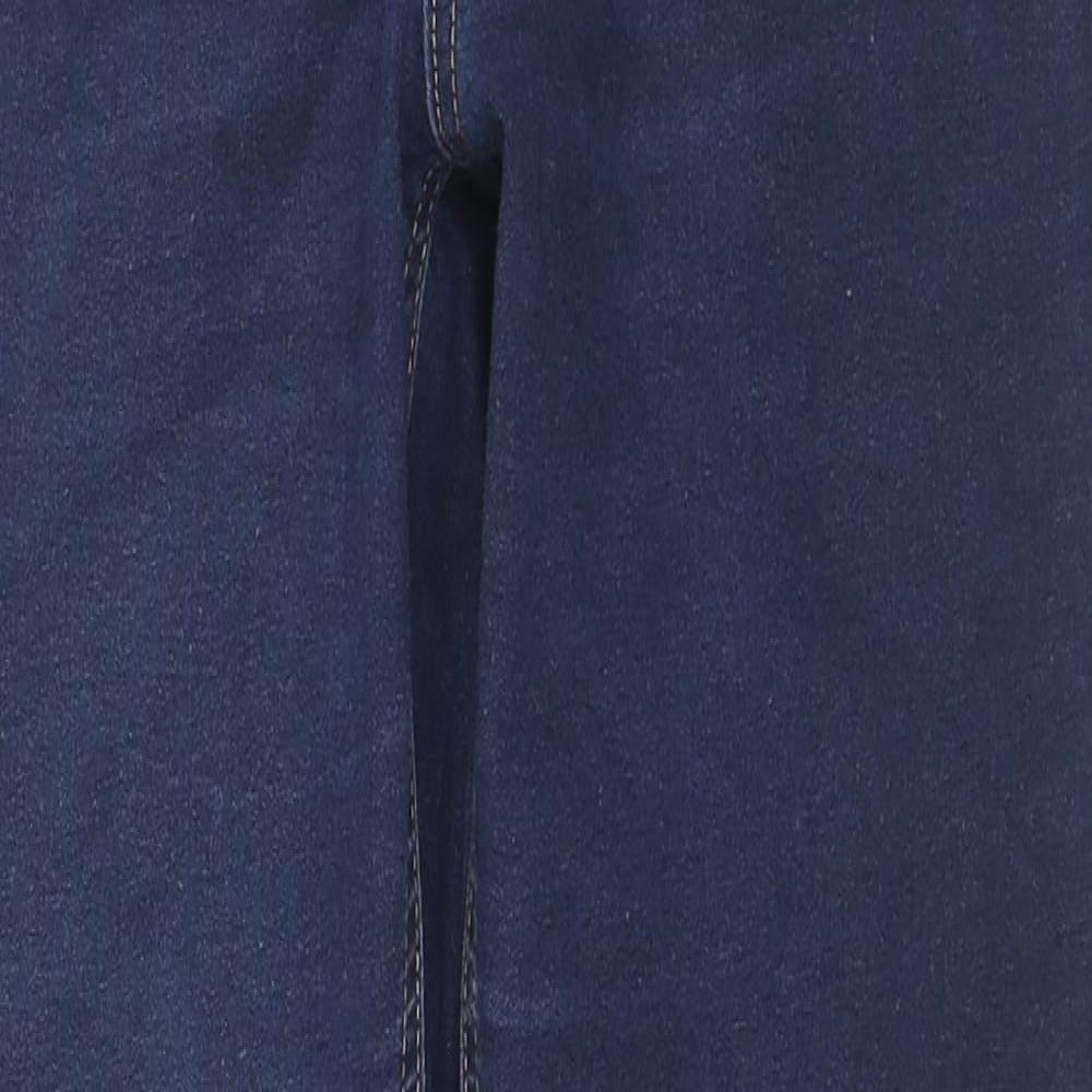 Marks and Spencer Womens Blue Cotton Jegging Jeans Size 12 L27 in Regular