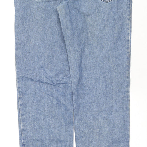 Killer Denim Mens Blue Cotton Straight Jeans Size 34 in L33 in Regular Zip