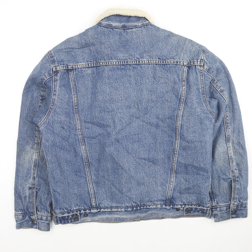 Levi's Womens Blue Jacket Size M Snap