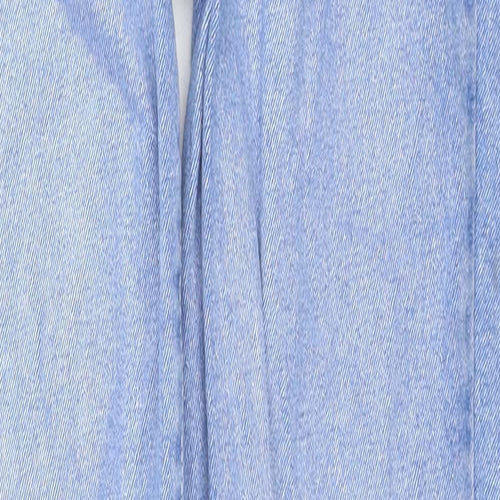 George Womens Blue Cotton Straight Jeans Size 10 L29 in Regular Zip