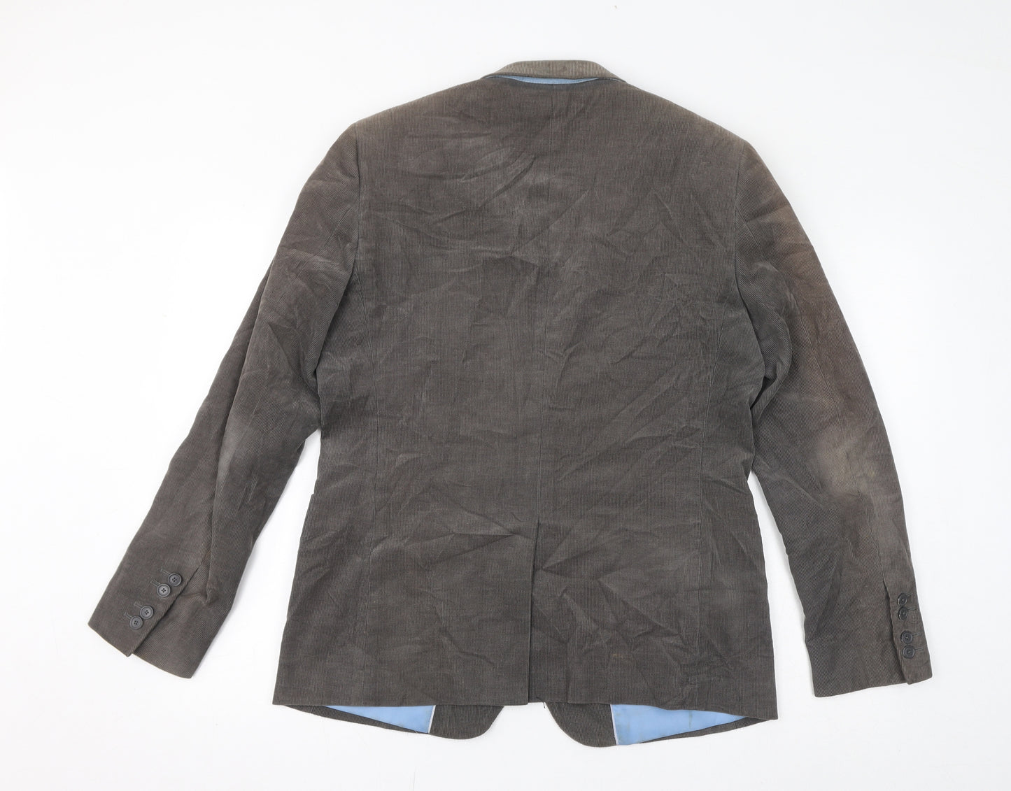 Peter Werth Mens Brown Cotton Jacket Blazer Size 40 Regular