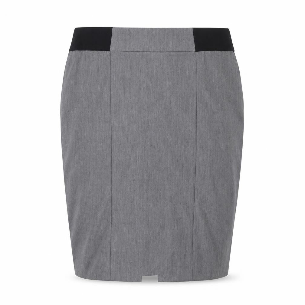 Mothercare Womens Grey Polyester Straight & Pencil Skirt Size 12