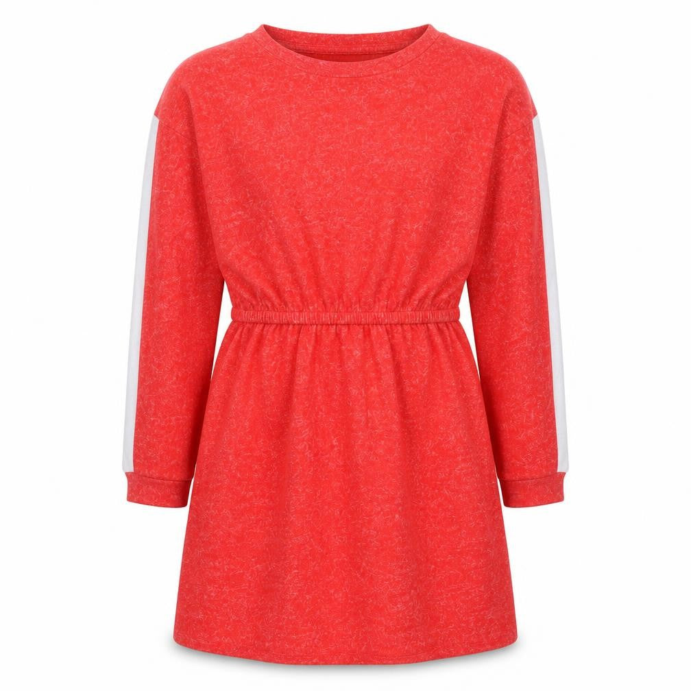 Marks and Spencer Girls Red Viscose A-Line Size 14-15 Years Round Neck Pullover