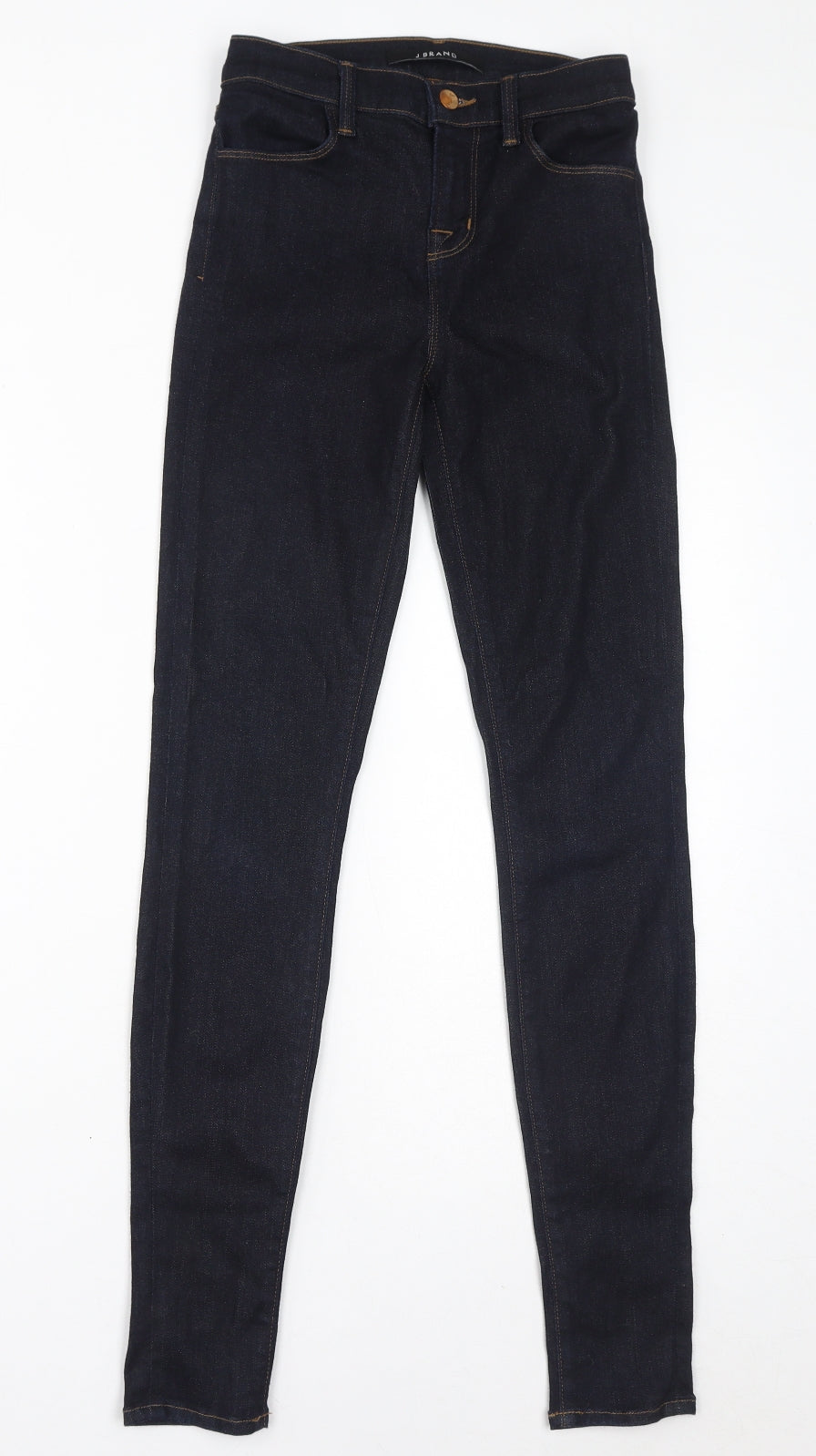 J Brand Womens Blue Cotton Skinny Jeans Size 24 in L30 in Regular Zip