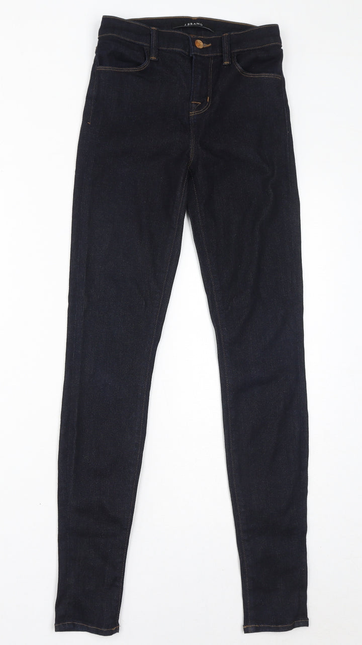 J Brand Womens Blue Cotton Skinny Jeans Size 24 in L30 in Regular Zip
