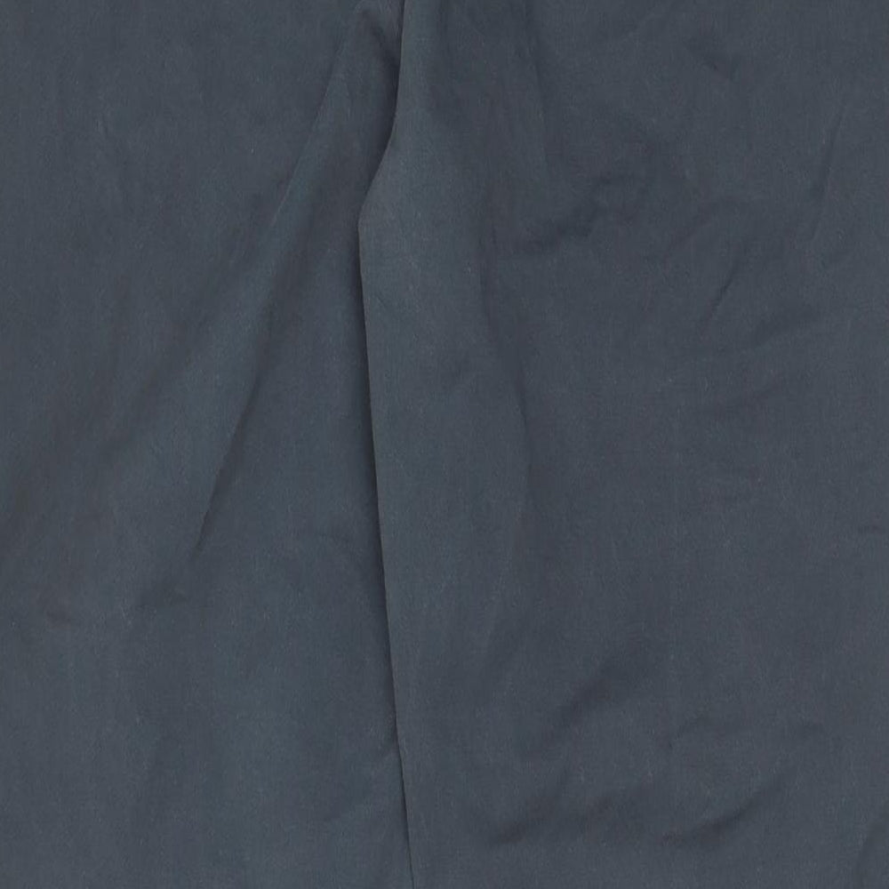 Bosten Crew Mens Blue Cotton Chino Trousers Size 36 in L29 in Regular Zip - Short leg, Pockets