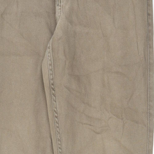 Gap Mens Beige Cotton Straight Jeans Size 36 in L32 in Regular Zip - Pockets