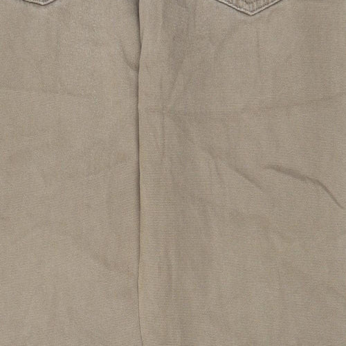 Gap Mens Beige Cotton Straight Jeans Size 36 in L32 in Regular Zip - Pockets