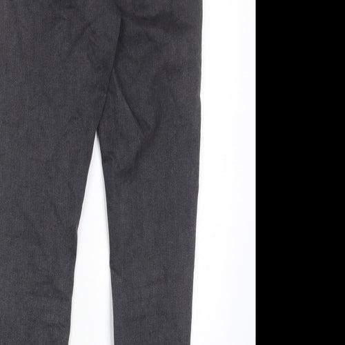 Topshop Womens Grey Cotton Skinny Jeans Size 28 in L30 in Regular Zip - Pockets