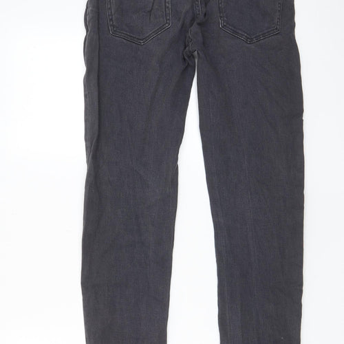 Denim & Co. Mens Grey Cotton Skinny Jeans Size 28 in L30 in Regular Zip - Pockets