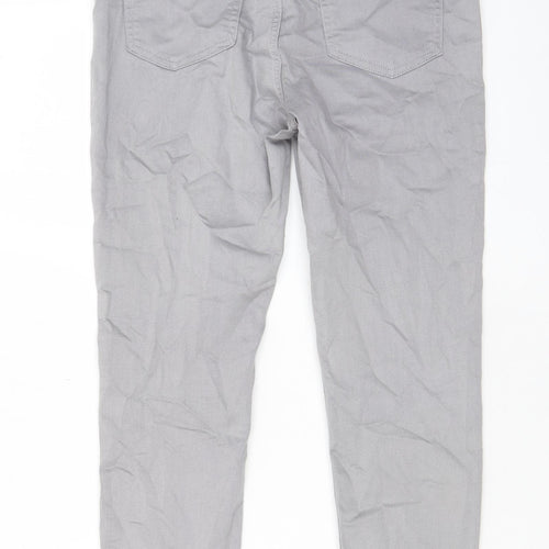 Marks and Spencer Womens Grey Cotton Jegging Jeans Size 12 L26 in Regular