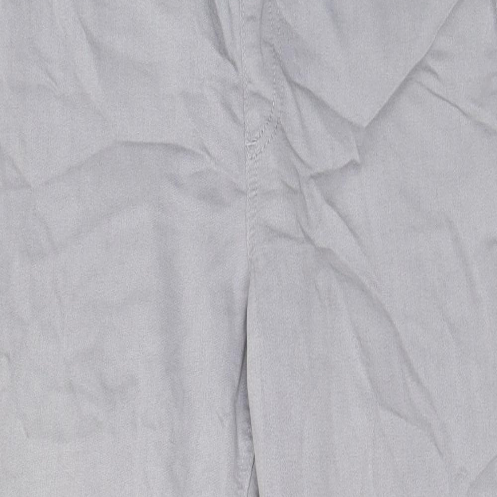 Marks and Spencer Womens Grey Cotton Jegging Jeans Size 12 L26 in Regular