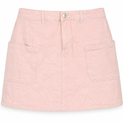 BDG Womens Pink Cotton A-Line Skirt Size M Zip - Pockets