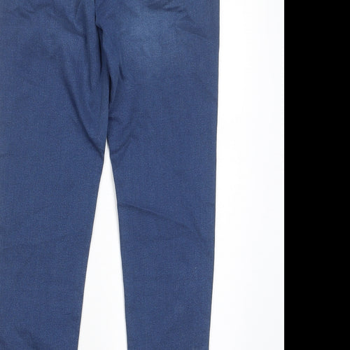 Marks and Spencer Womens Blue Cotton Jegging Jeans Size 10 L28 in Regular
