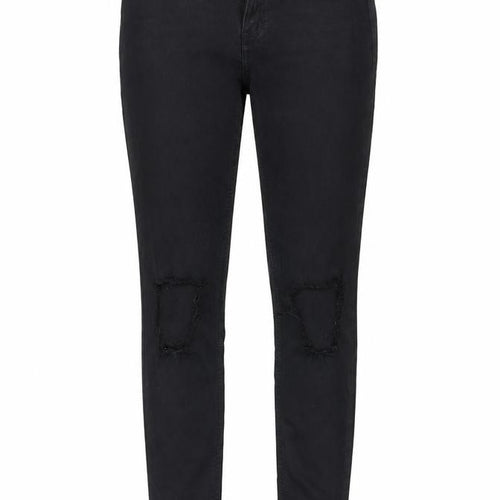 Topshop Womens Black Cotton Skinny Jeans Size 26 in L32 in Regular Zip - Pockets