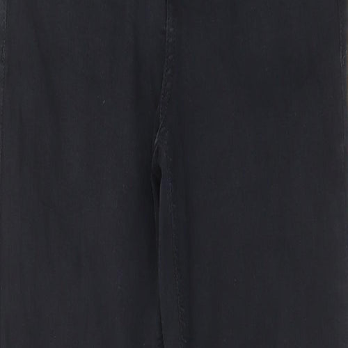 Topshop Womens Black Cotton Skinny Jeans Size 26 in L32 in Regular Zip - Pockets