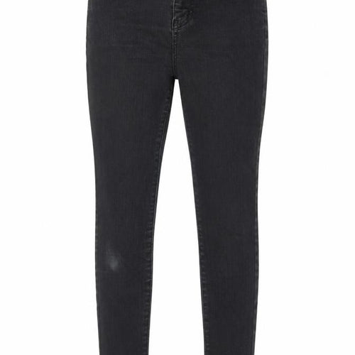 Topshop Womens Grey Cotton Skinny Jeans Size 25 in L34 in Regular Zip - Pockets