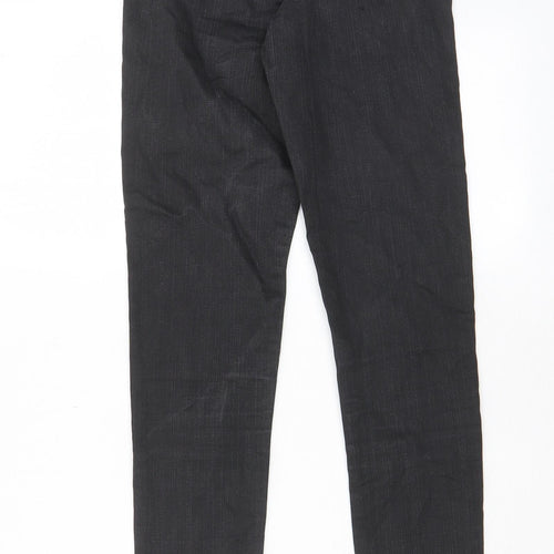 Topshop Womens Grey Cotton Skinny Jeans Size 25 in L34 in Regular Zip - Pockets