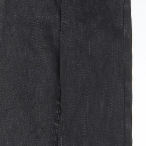 Topshop Womens Grey Cotton Skinny Jeans Size 25 in L34 in Regular Zip - Pockets