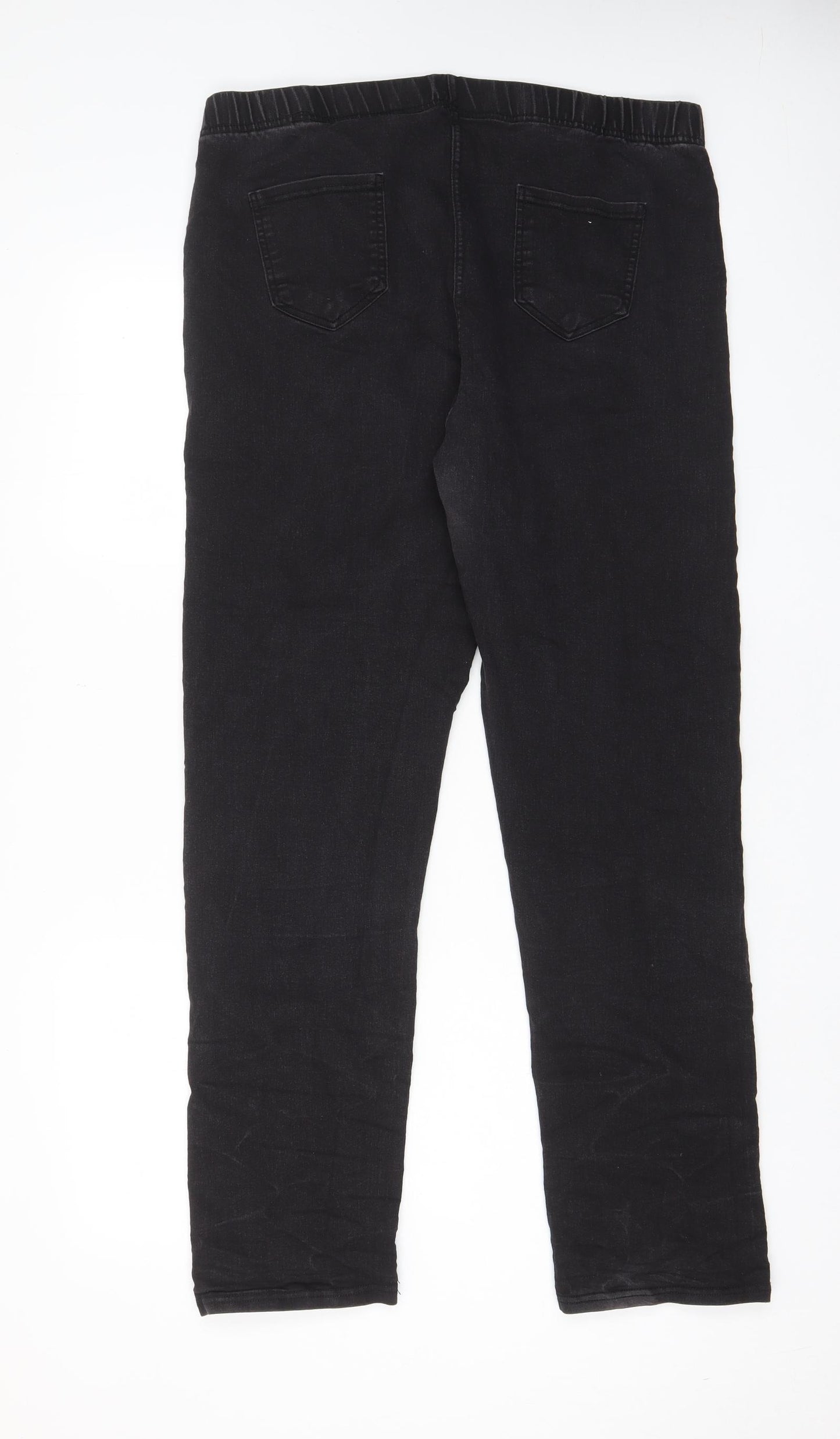 Cerulean Womens Grey Cotton Jegging Jeans Size 20 L30 in Regular