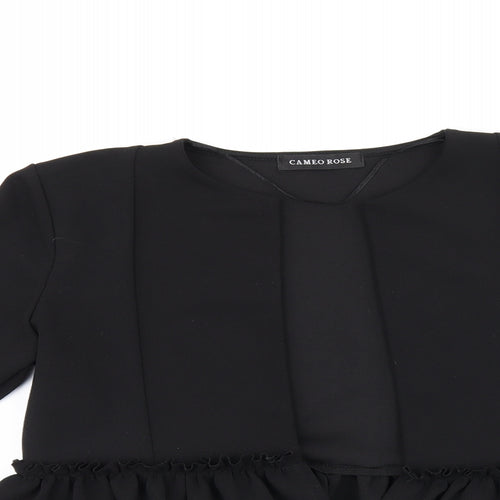 Cameo Rose Womens Black Jacket Size 10
