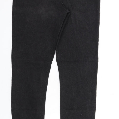 Noisy may Womens Black Cotton Skinny Jeans Size 31 in L34 in Regular Zip