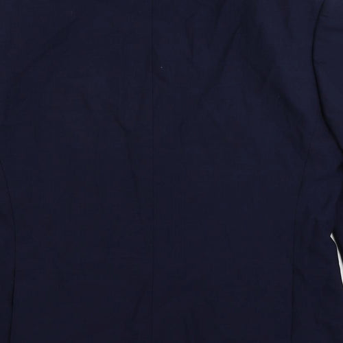 Marks and Spencer Mens Blue Wool Jacket Suit Jacket Size 36 Regular