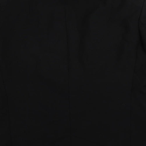 St Michael Mens Black Polyester Tuxedo Suit Jacket Size 38 Regular