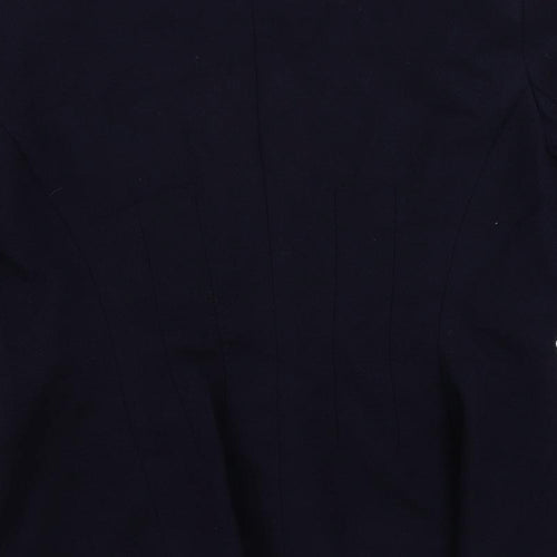 Reiss Womens Blue Jacket Blazer Size 14 Button