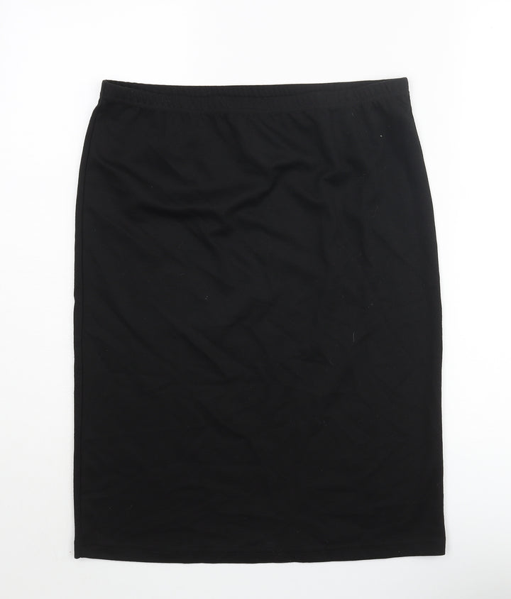 Berydale Womens Beige Polyester Straight & Pencil Skirt Size L