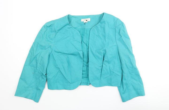 Monsoon Womens Blue Jacket Size 12