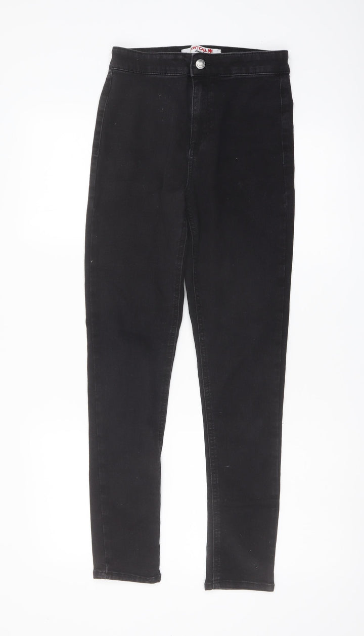 Don't Call Me Womens Black Cotton Jegging Jeans Size 24 in L27 in Regular Button