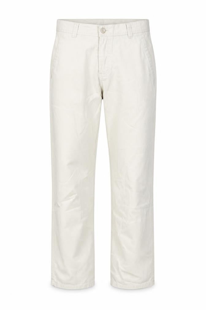 Denim & Co. Mens Beige Cotton Straight Jeans Size 30 in L30 in Regular Button