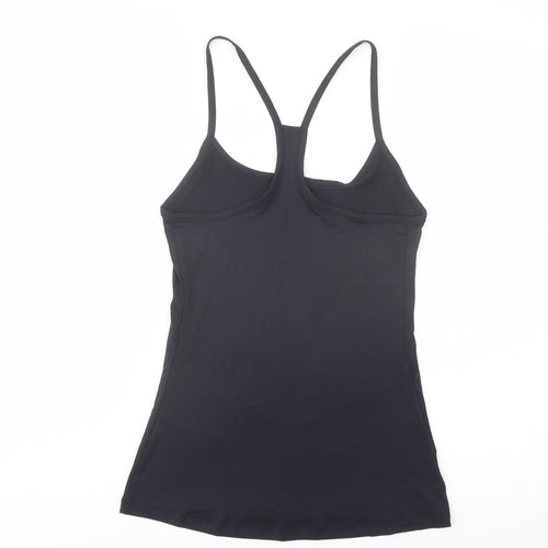 Good Moove Womens Blue Polyester Basic Tank Size 6 Round Neck Pullover