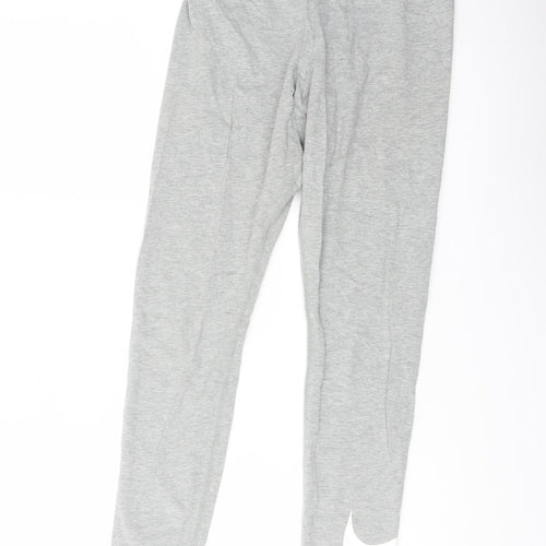 Nike Womens Grey Cotton Carrot Leggings Size S L26 in
