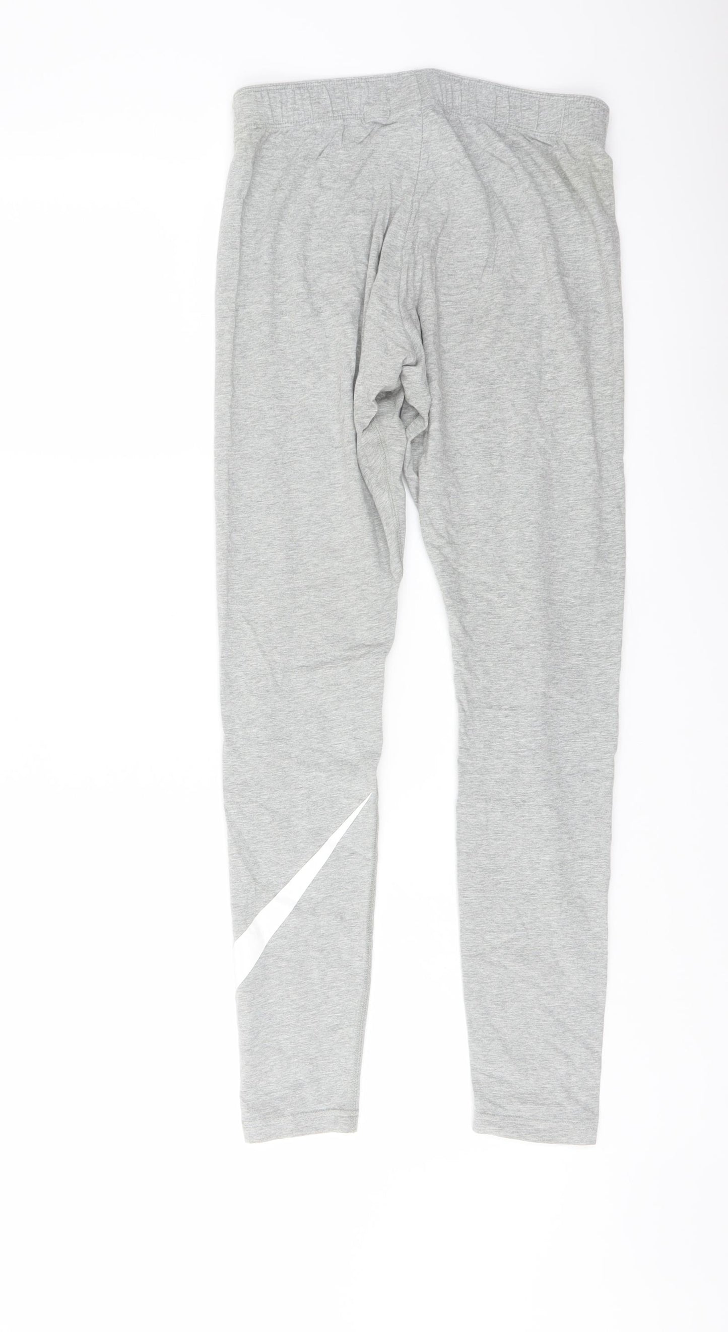 Nike Womens Grey Cotton Carrot Leggings Size S L26 in