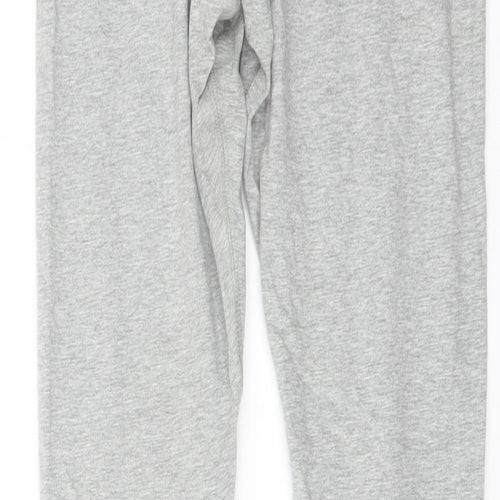 Nike Womens Grey Cotton Carrot Leggings Size S L26 in