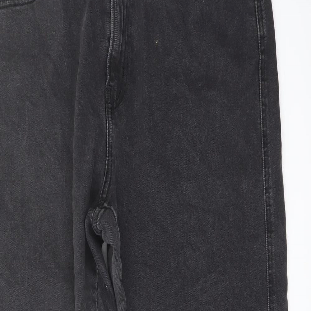 Signature by Levi Strauss & Co. Womens Grey Cotton Bootcut Jeans Size 12 L28 in Regular Button