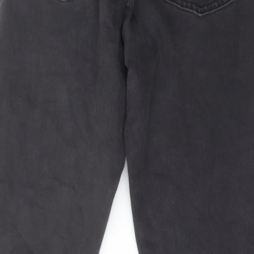 Signature by Levi Strauss & Co. Womens Grey Cotton Bootcut Jeans Size 12 L28 in Regular Button