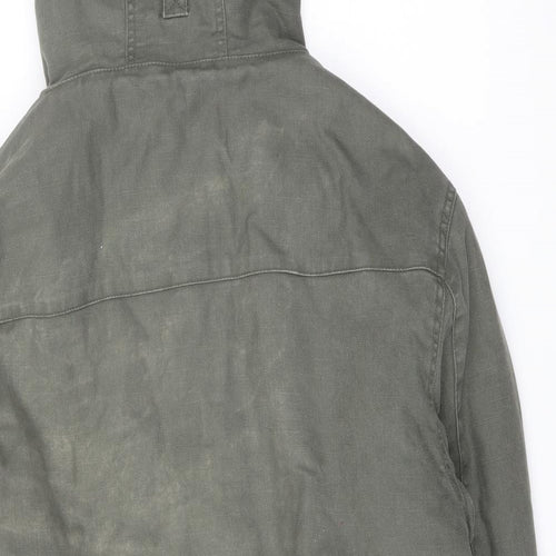 Animal Mens Green Jacket Size L Zip