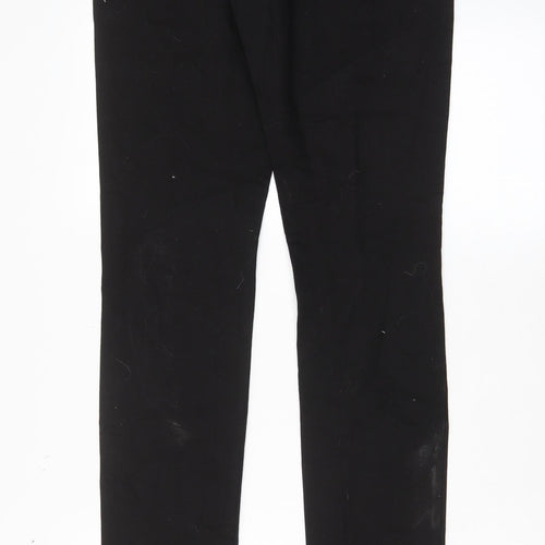 Denim & Co. Womens Black Cotton Skinny Jeans Size 12 L34 in Regular Zip - Pockets