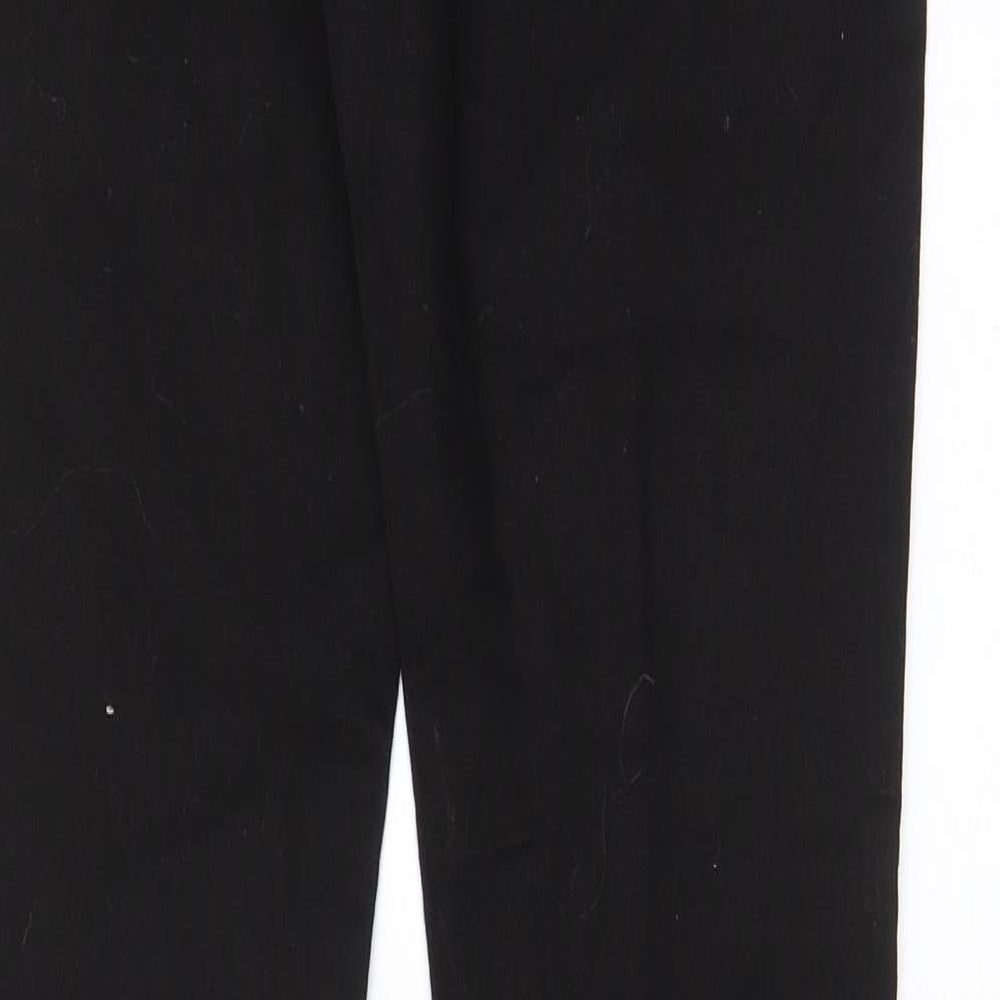 Denim & Co. Womens Black Cotton Skinny Jeans Size 12 L34 in Regular Zip - Pockets