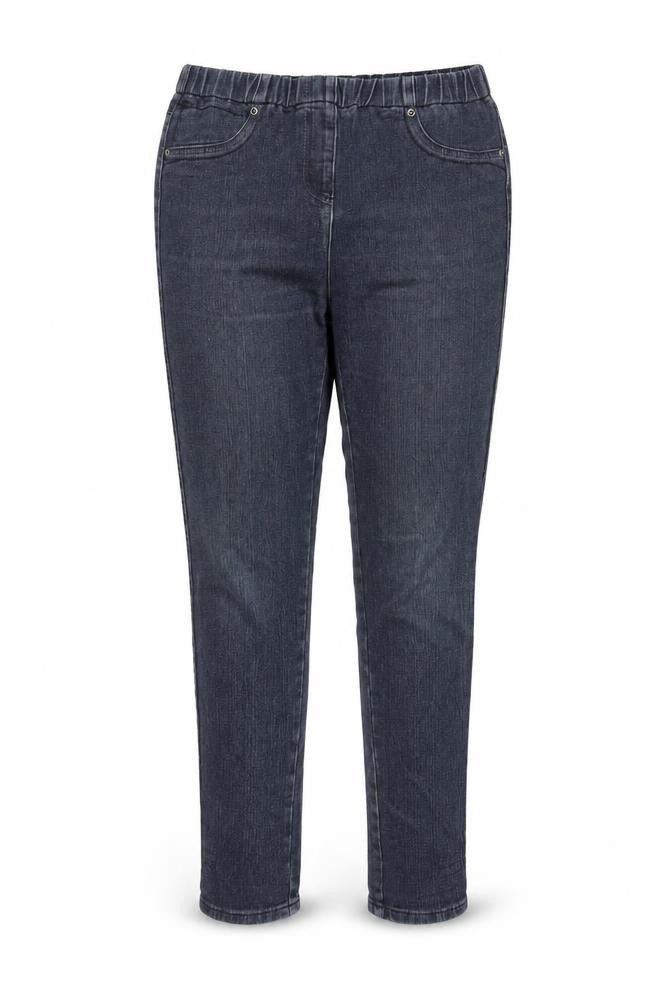 Front view of Next women’s blue cotton jegging jeans, size UK 12, 29-inch leg regular