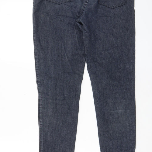 NEXT Womens Blue Cotton Jegging Jeans Size 12 L29 in Regular