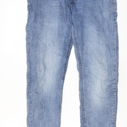 Denim & Co. Mens Blue Cotton Straight Jeans Size 30 in L32 in Slim Button - Pockets