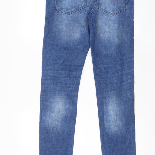 Denim & Co. Mens Blue Cotton Skinny Jeans Size 30 in L32 in Regular Zip - Pockets
