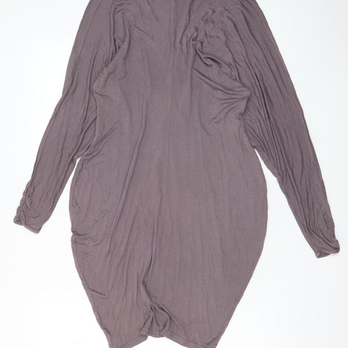 ASOS Womens Brown Viscose A-Line Size 8 V-Neck Pullover