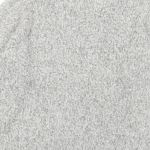 H&M Womens Grey Crew Neck Cotton Pullover Jumper Size XS