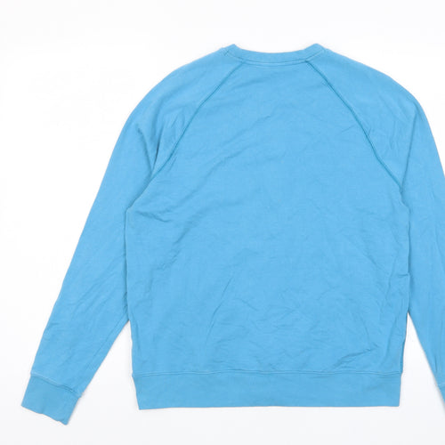 Autograph Womens Blue Cotton Pullover Sweatshirt Size M Pullover - Logo