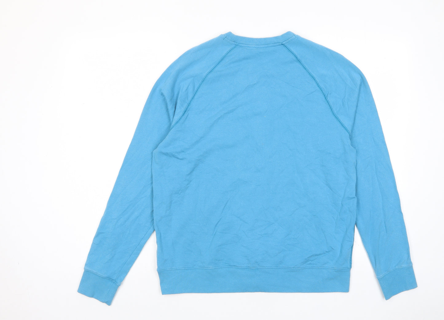 Autograph Womens Blue Cotton Pullover Sweatshirt Size M Pullover - Logo
